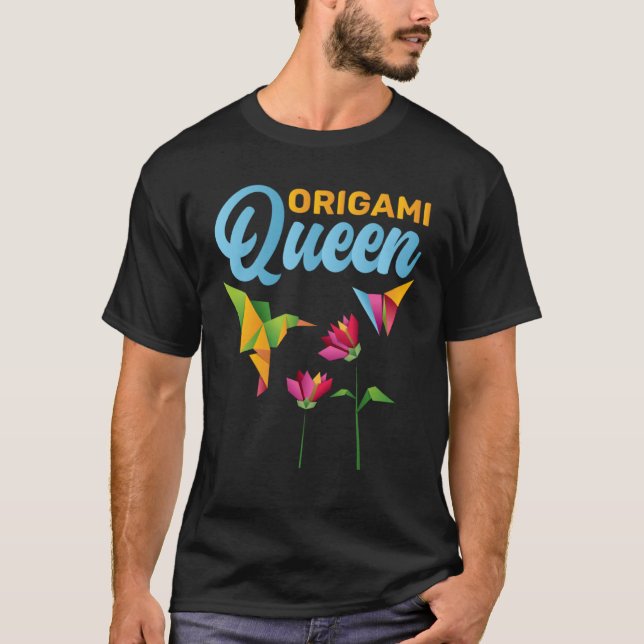 Camiseta Reina del origami (Anverso)