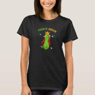 Camiseta Reina del Pepino Divertido Pepino Vegano Vegetal