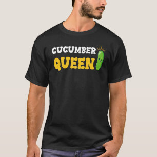 Camiseta Reina del Pepino Fruta Verdura Día de la Madre Jar