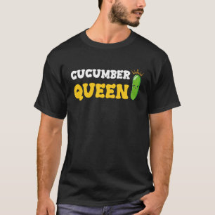 Camiseta Reina del pepino Fruta Verdura Día de la Madre Jar