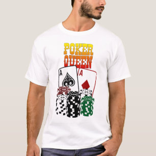 Camiseta Reina del póker - dos as y microprocesadores