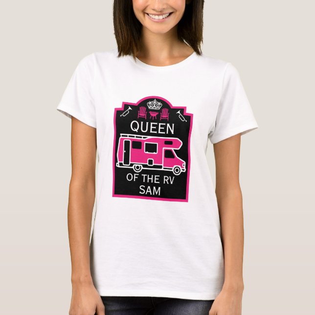 Camiseta Reina Del RV Del Camper (Anverso)