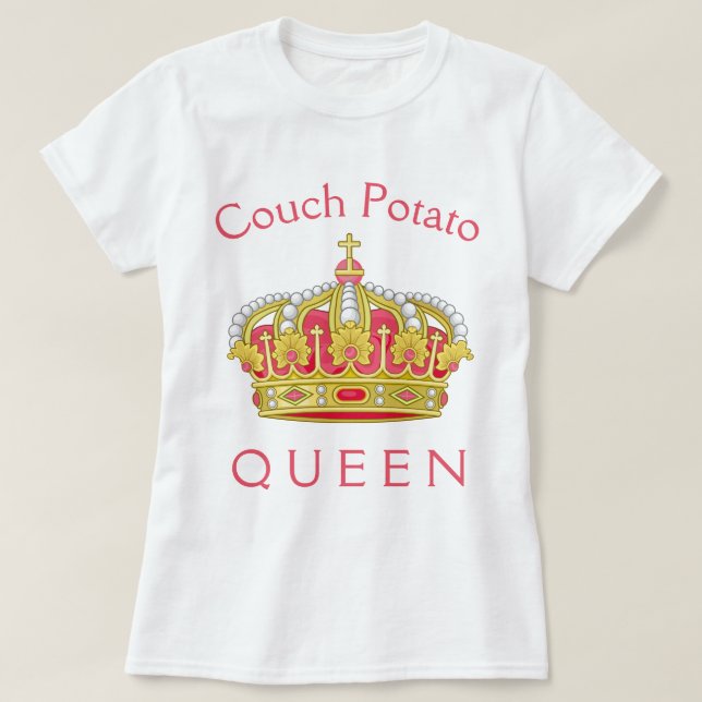 Camiseta Reina del teleadicto (Diseño del anverso)