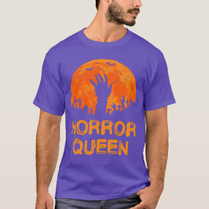 Camiseta Reina del terror Fan de películas de miedo Grita M