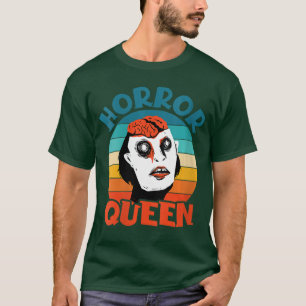 Camiseta Reina del terror femenino Fan de películas de terr