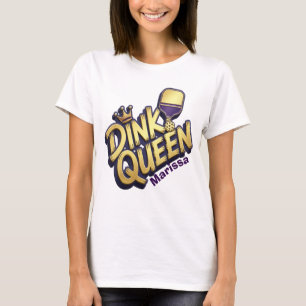 Camiseta Reina Dink púrpura dorada Nombre personalizado