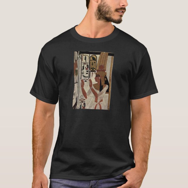 Camiseta Reina egipcia antigua [Nefertari] (Anverso)