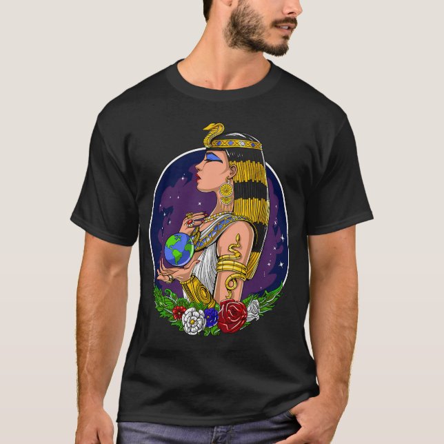 Camiseta Reina egipcia Cleopatra (Anverso)
