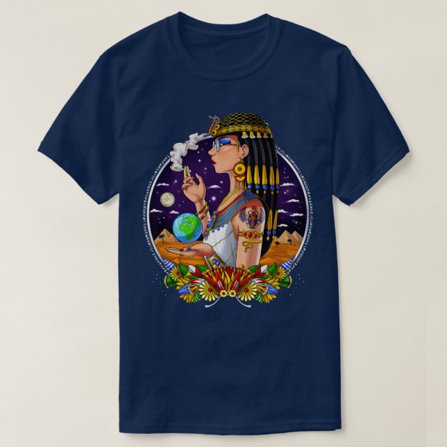 Camiseta Reina egipcia Cleopatra (Diseño del anverso)