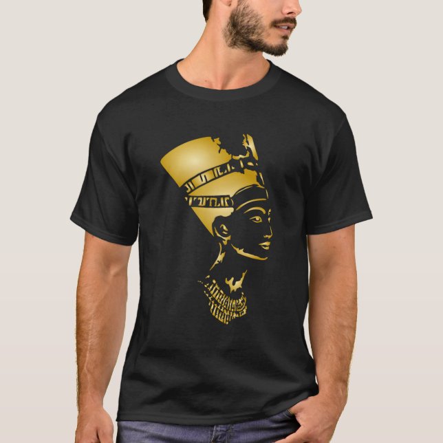 Camiseta Reina egipcia Nefertiti (Anverso)