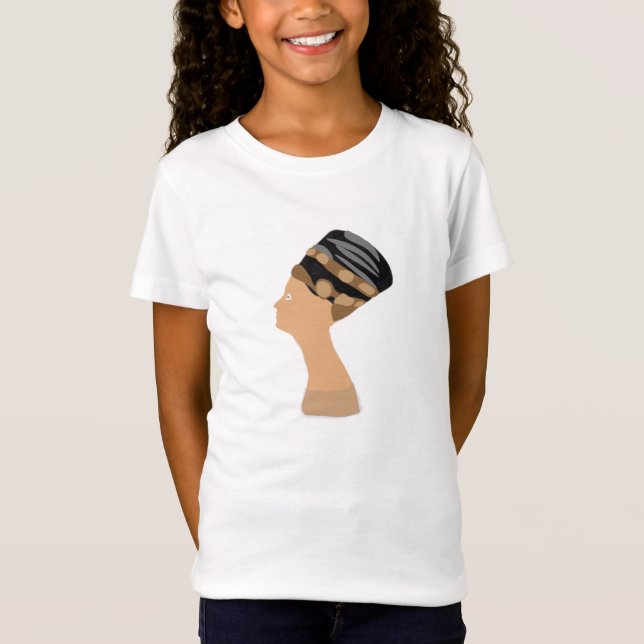 Camiseta Reina egipcia Nefertiti (Anverso)