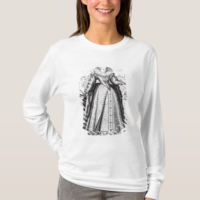 Camiseta Reina Elizabeth I 1596 (Anverso)