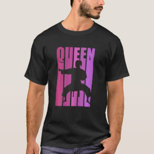 Camiseta Reina genial de karate Silueta de artes marciales