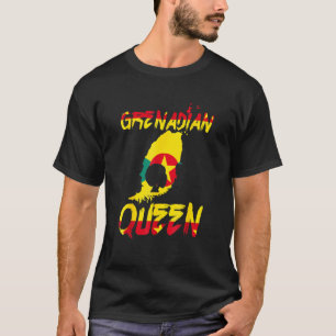 Camiseta Reina granadina bandera de Granada orgullo afro ho