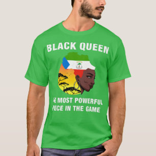 Camiseta Reina guineana ecuatoriana de historia negra