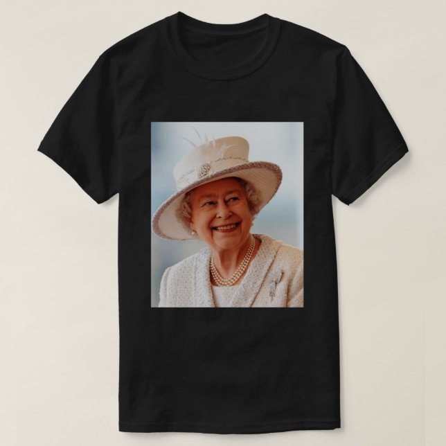 Camiseta Reina II - ElizabethS Inglaterra - Reina de Inglat (Diseño del anverso)