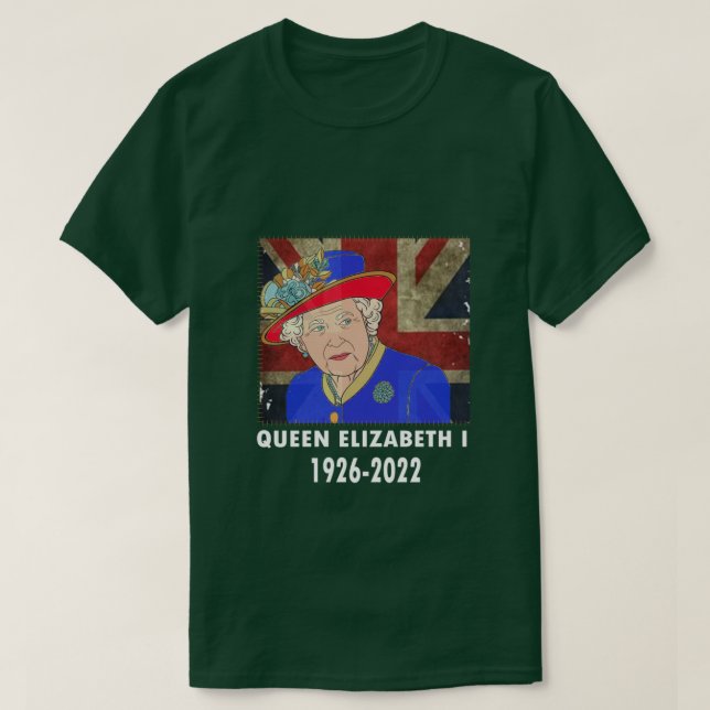 Camiseta Reina II - ElizabethS Inglaterra - Reina de Inglat (Diseño del anverso)