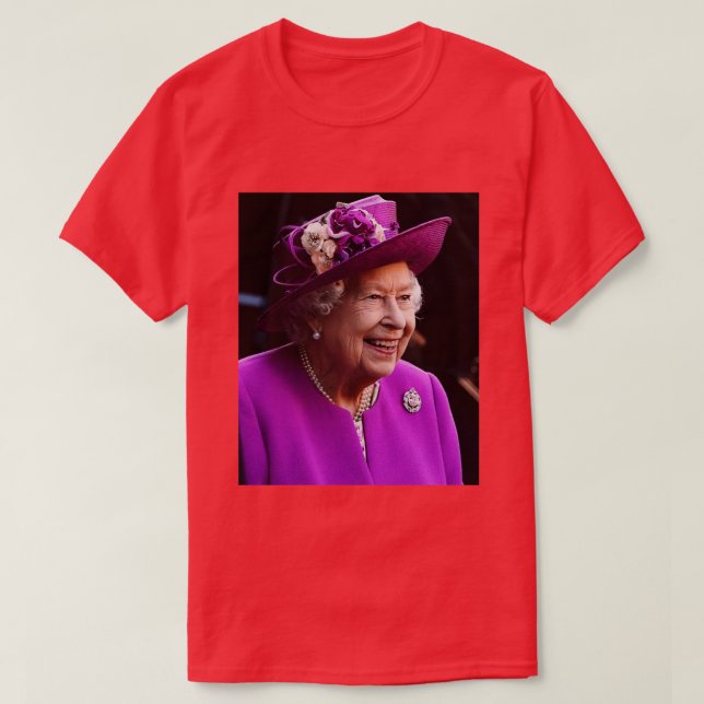 Camiseta Reina II - ElizabethS Inglaterra - Reina de Inglat (Diseño del anverso)