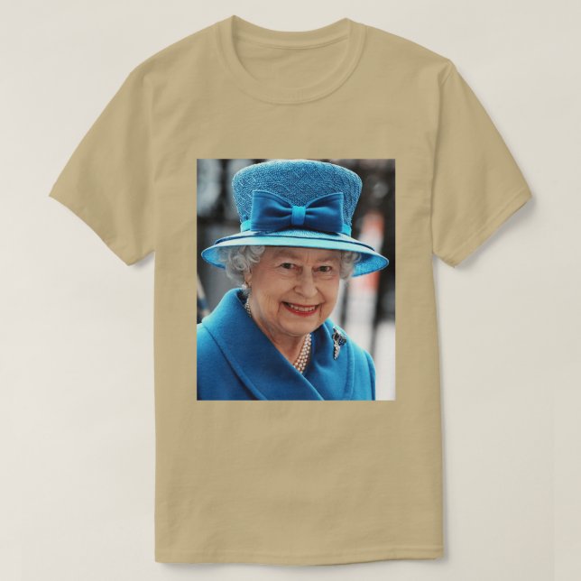 Camiseta Reina II - ElizabethS Inglaterra - Reina de Inglat (Diseño del anverso)