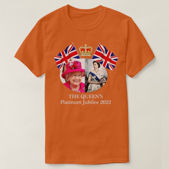Camiseta Reina II - ElizabethS Inglaterra - Reina de Inglat (Diseño del anverso)