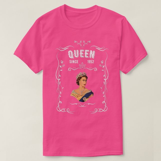 Camiseta Reina II - ElizabethS Inglaterra - Reina de Inglat (Diseño del anverso)
