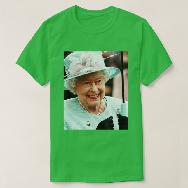 Camiseta Reina II - ElizabethS Inglaterra - Reina de Inglat (Diseño del anverso)
