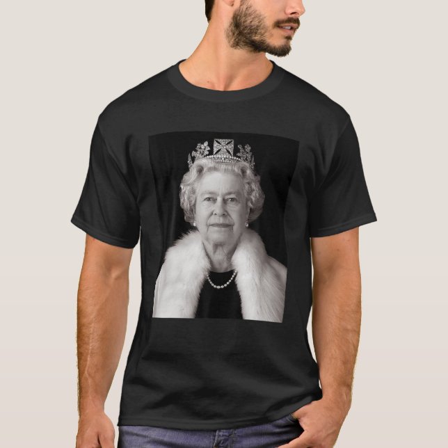Camiseta Reina II Isabel Inglaterra Reina de Inglaterra T S (Anverso)