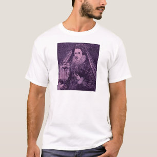 Camiseta Reina Isabel I en lavanda