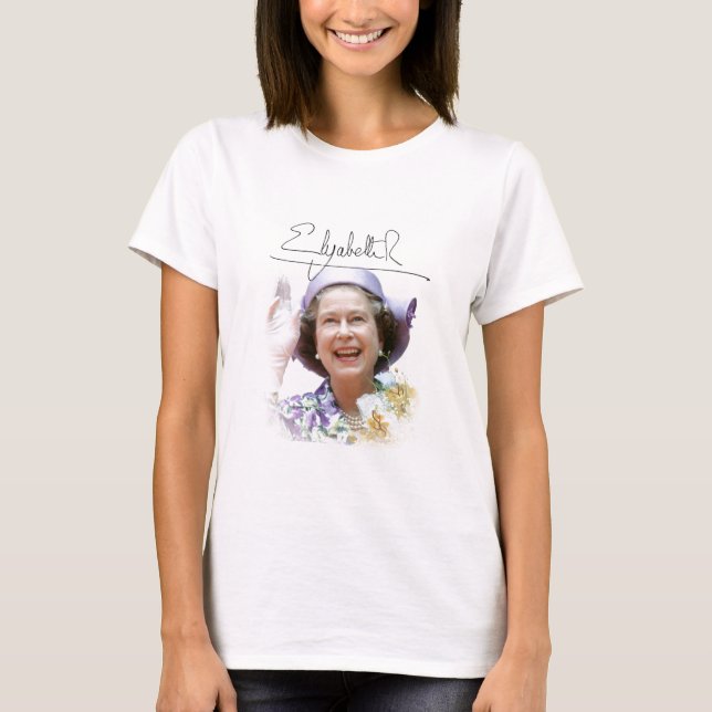 Camiseta Reina Isabel II (Anverso)