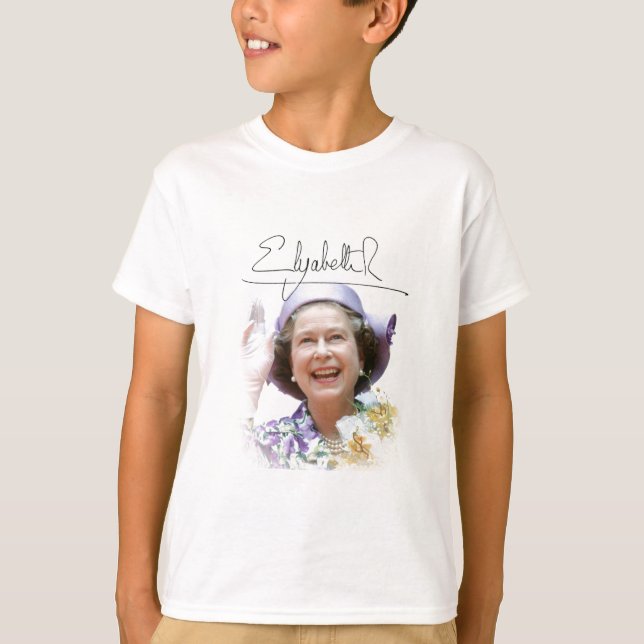 Camiseta Reina Isabel II (Anverso)