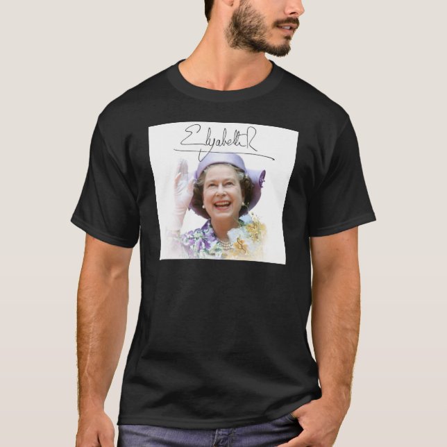 Camiseta Reina Isabel II (Anverso)