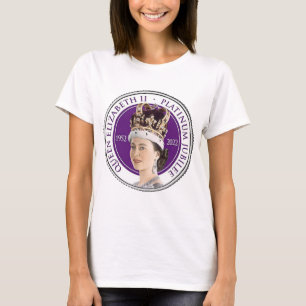 Camiseta Reina Isabel II 2022 Jubileo Platino 70