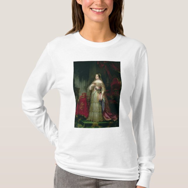 Camiseta Reina Isabel II de España (Anverso)