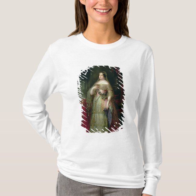 Camiseta Reina Isabel II de España (Anverso)