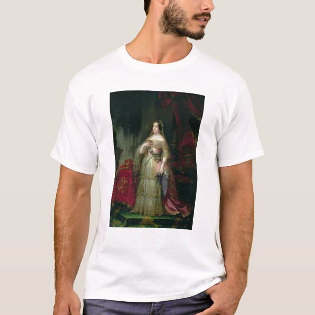 Camiseta Reina Isabel II de España (Anverso)