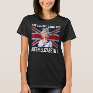 Camiseta Reina Isabel II Reina de la Corona Británica