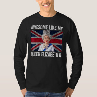 Camiseta Reina Isabel II Reina de la Corona Británica