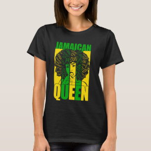 Camiseta Reina Jamaiquina De Una Jamaica Orgullosa E Indepe