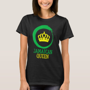 Camiseta Reina jamaiquina orgullosa de que las mujeres jama