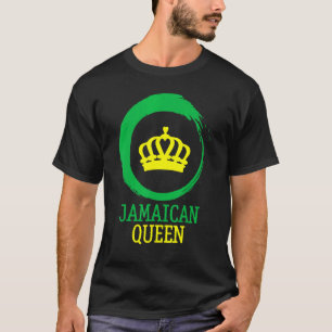 Camiseta Reina jamaiquina orgullosa de que las mujeres jama