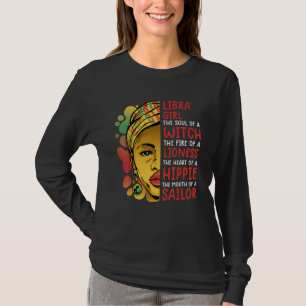 Camiseta Reina Libra Para Mujeres Astrología Zodiaco Chica