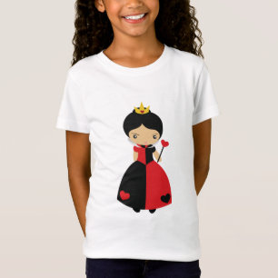 Camiseta Reina linda del KRW de corazones