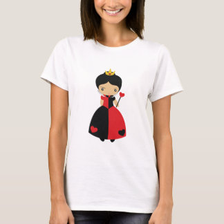 Camiseta Reina linda del KRW de corazones