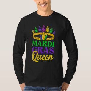 Camiseta Reina Mardi Gras del Carnaval de Disfraces