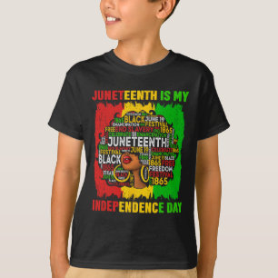 Camiseta Reina Mujer Afro Juneteenth Es Mi Día De La Indepe