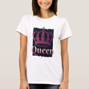 Camiseta Reina mujer corona Chicas reina regalo de cumpleañ