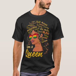 Camiseta Reina Mujeres Negras Mes de Historia Negra Orgullo