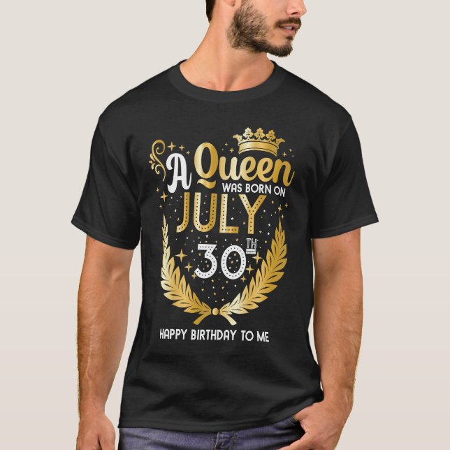 Camiseta Reina nacida el 30 de julio de 2014 (Anverso)