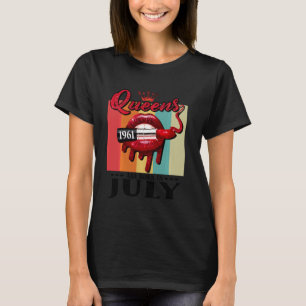 Camiseta Reina Nació En Julio De 1996, Nació Como Chica De