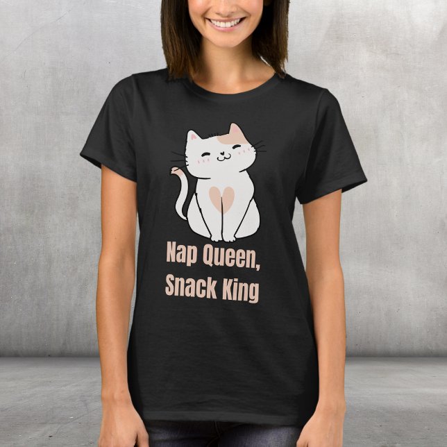 Camiseta Reina Nap, Rey Snack (Subido por el creador)